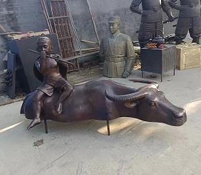 牛銅雕